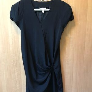 VINTAGE BLACK SILK DRESS